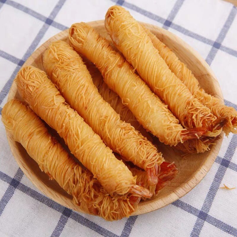 面线虾千丝万缕面线虾黄金面线虾油炸小零食