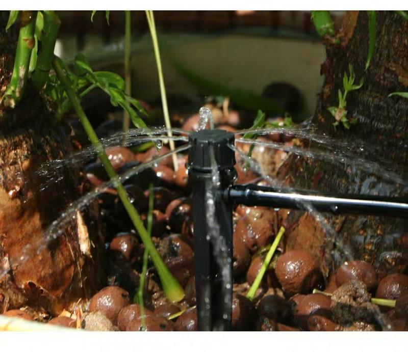 滴灌自动浇花果园滴灌设备滴灌管节水灌溉黑色八孔