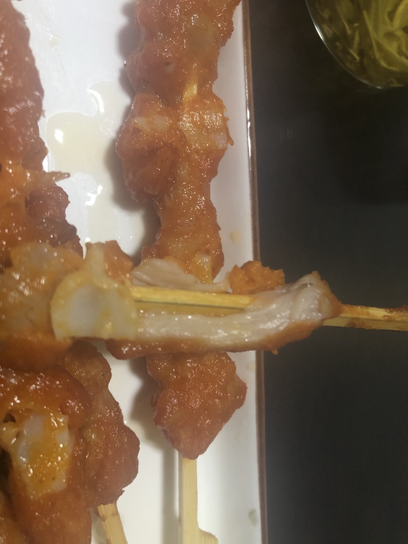 骨肉相连，鸡肉串，奥尔良串