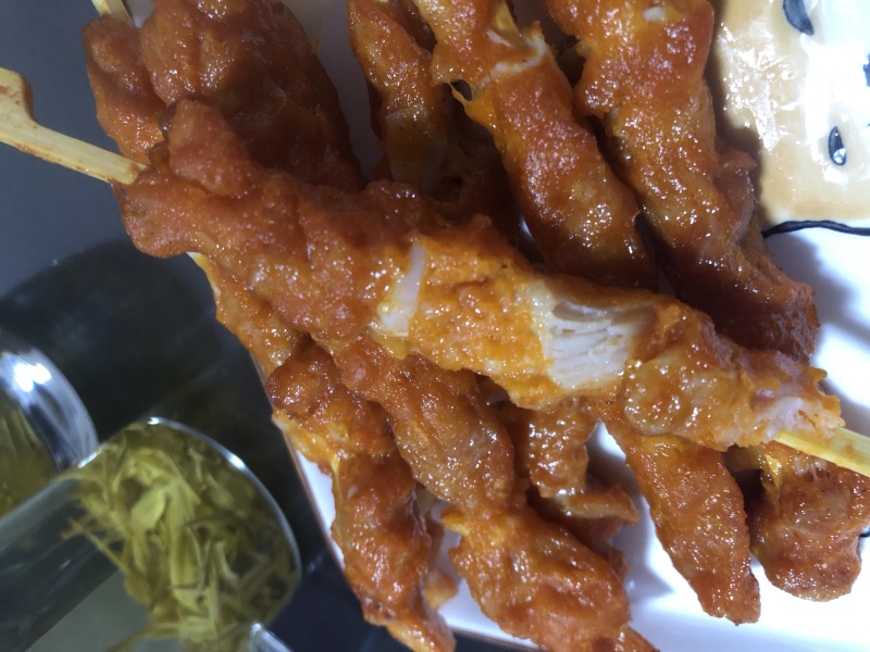 骨肉相连，鸡肉串，奥尔良串