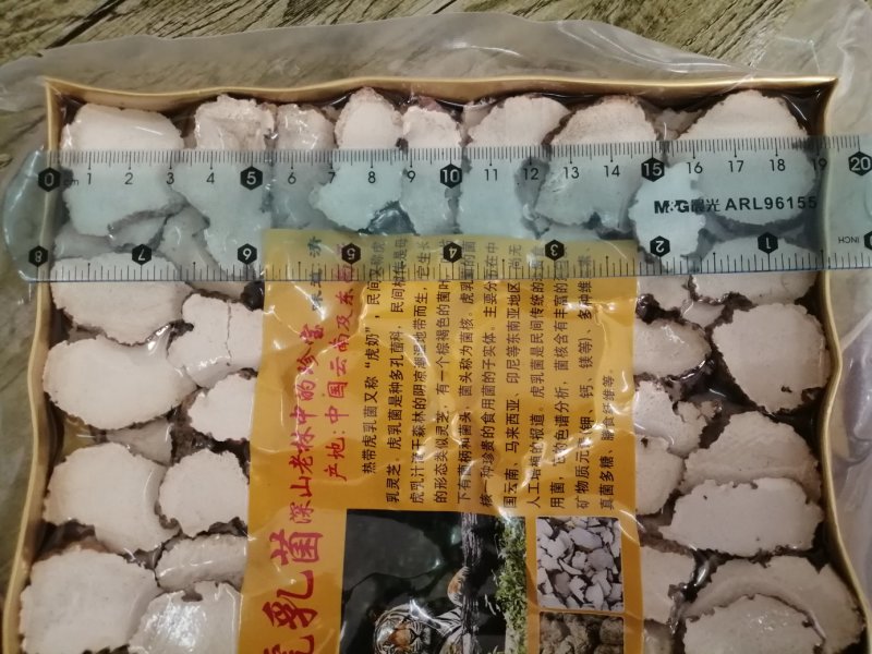 虎乳菌，云南深山老林下生长，煲汤食材颜色漂亮