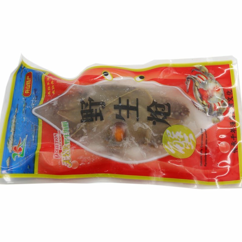 龙英红膏呛蟹即食梭子蟹母蟹宁波舟山特产海鲜呛蟹炝蟹整只咸