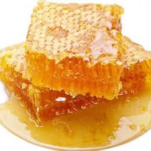 蜂巢蜜成熟老巢蜜嚼着吃蜂窝蜜