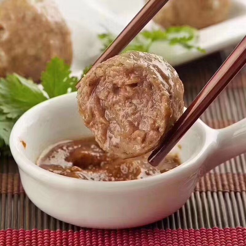 牛肉丸潮汕特级牛肉丸口感好，生鲜店社区卖回头率好
