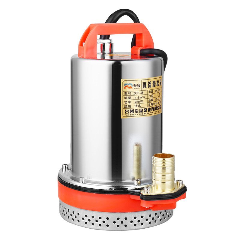直流水泵12V24V48V60V伏电瓶车水泵（包邮）