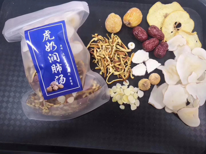 虎奶菌汤包虎乳菌润肺汤川贝海底椰片老虎奶煲汤材料