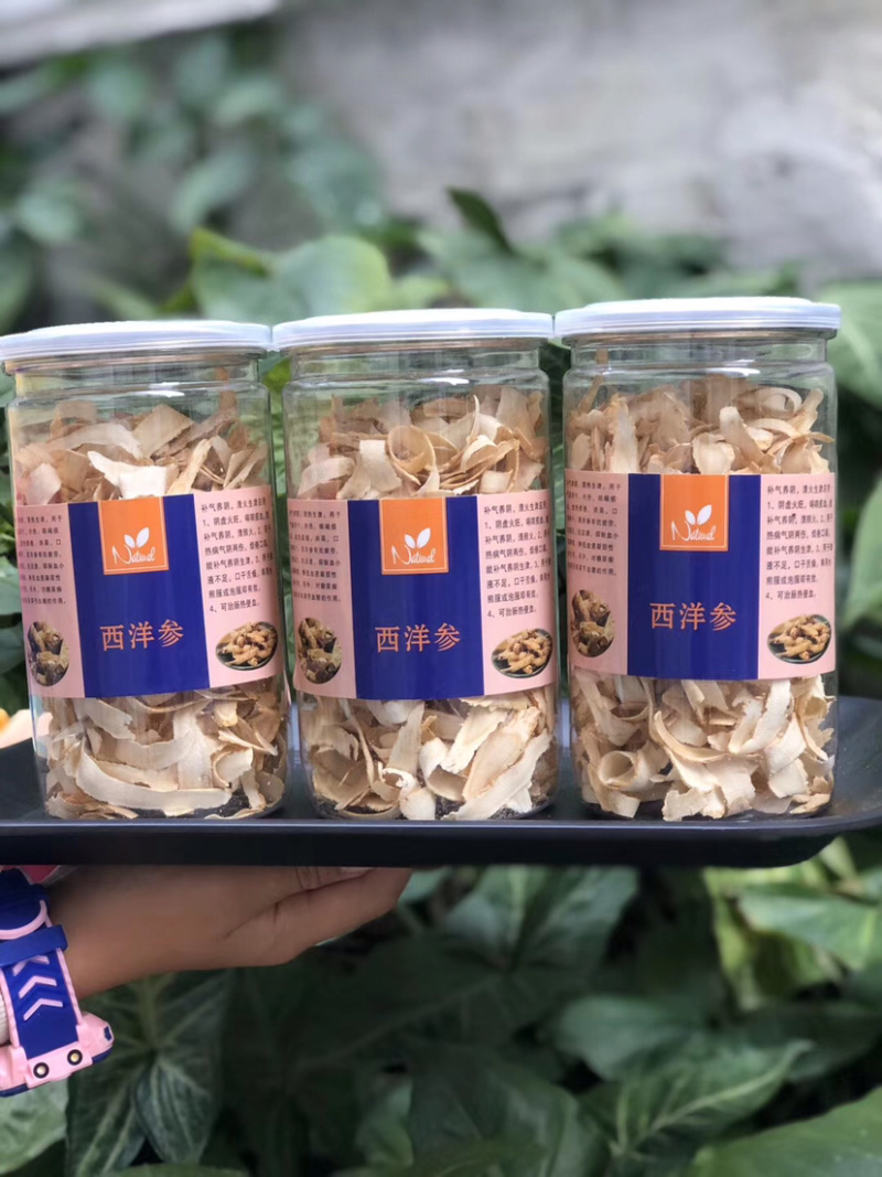 进口西洋参大片一瓶100克