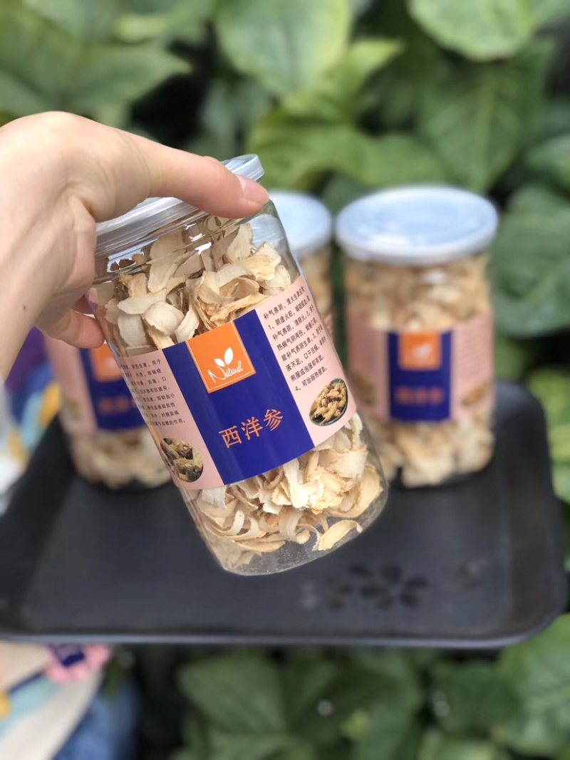 进口西洋参大片一瓶100克