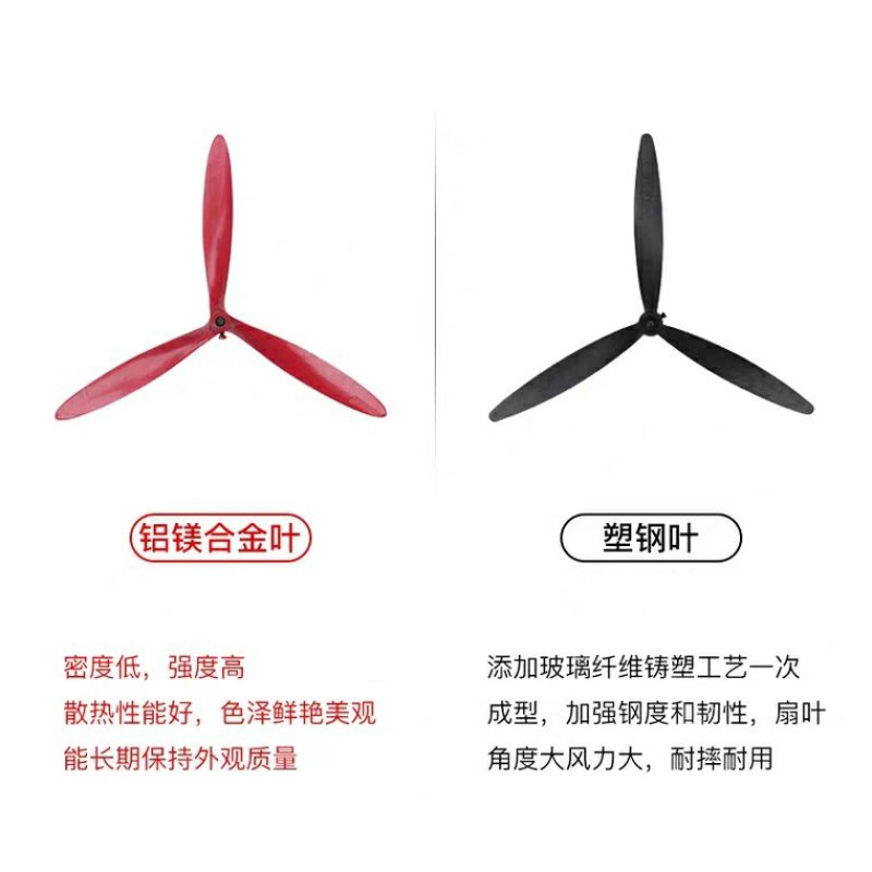 工业落地壁挂扇扇叶750650500配件塑钢排风机