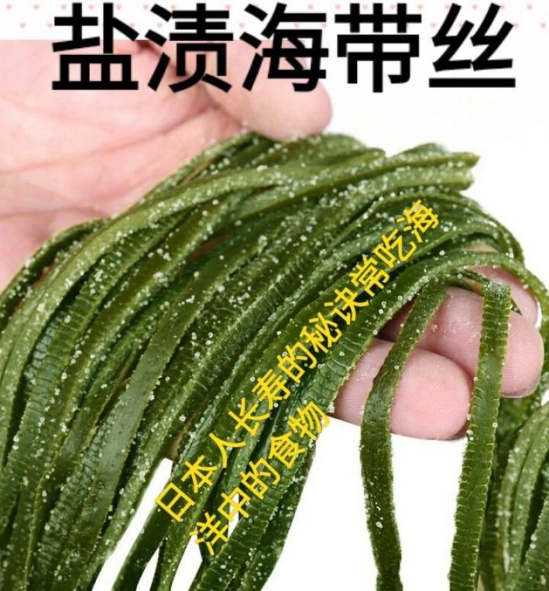海带丝烘干海带丝凉拌海带丝盐渍海带丝凉拌海带丝包邮