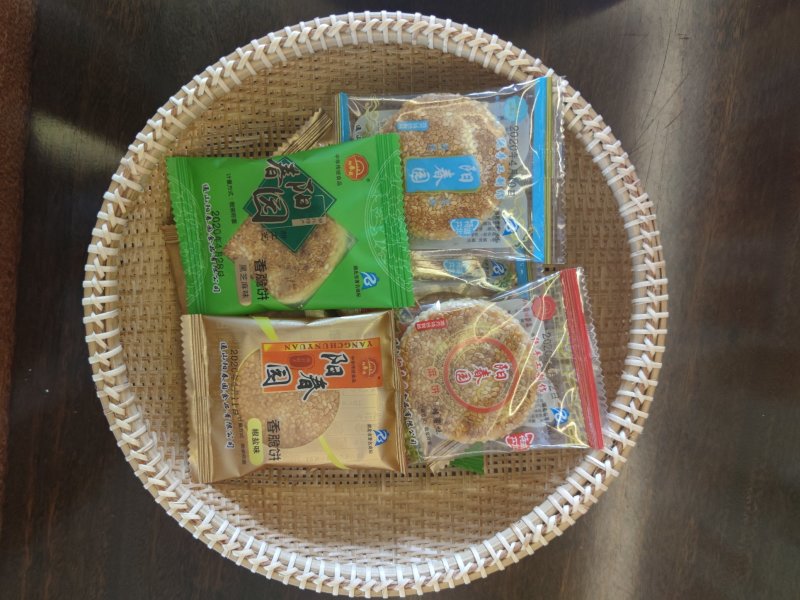 湖北通山桂花茶油香脆芝麻饼