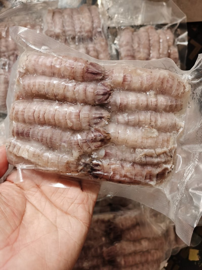 新鲜皮皮虾肉爬虾肉琵笆虾肉虾姑肉濑尿虾肉做馅炒菜虾婆肉