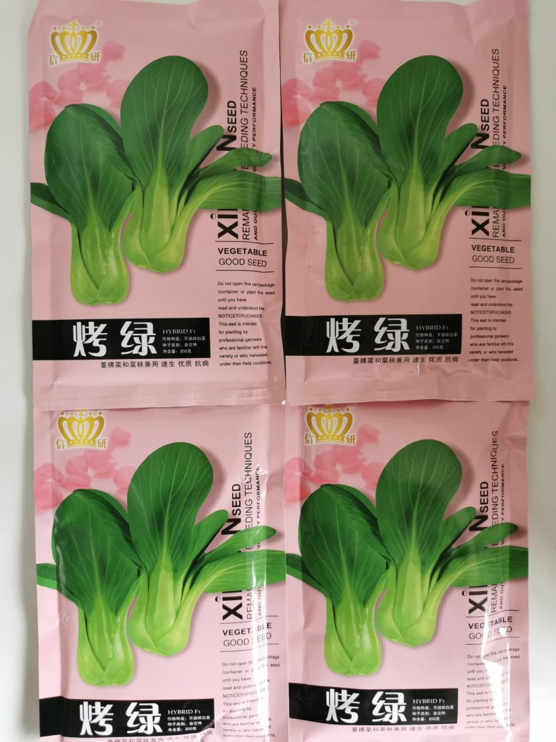 耐热耐湿夏季青梗菜种子不拔节青菜种原装发货