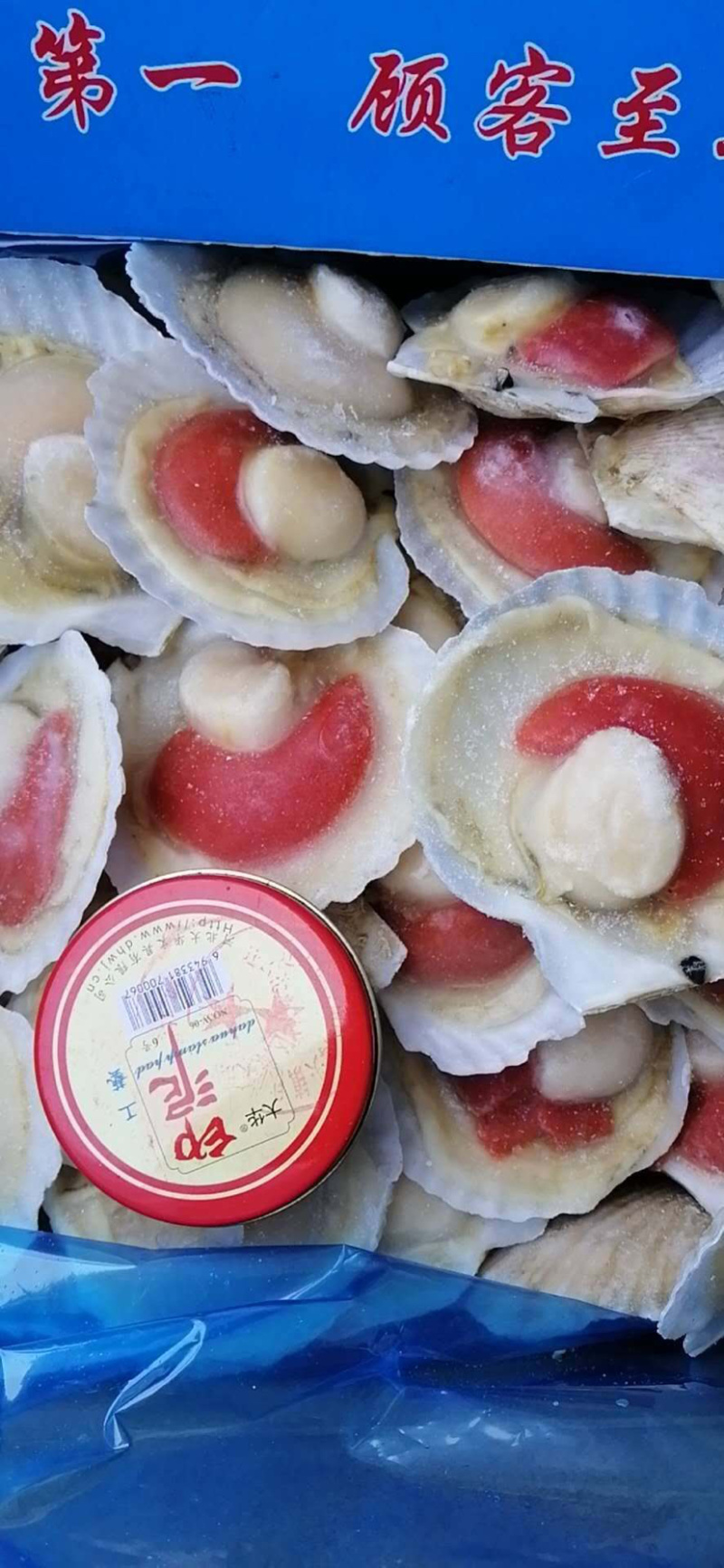 【甄选】优质原汁半壳虾夷贝大扇贝烧烤神器原装扇贝欢迎