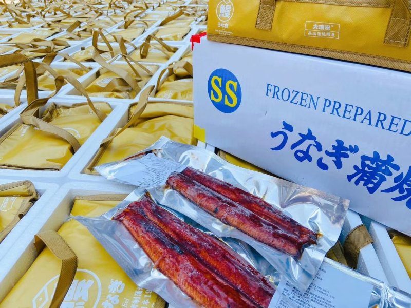 大瑞宏高端蒲烧鳗鱼出口日本日料专供可一件代发