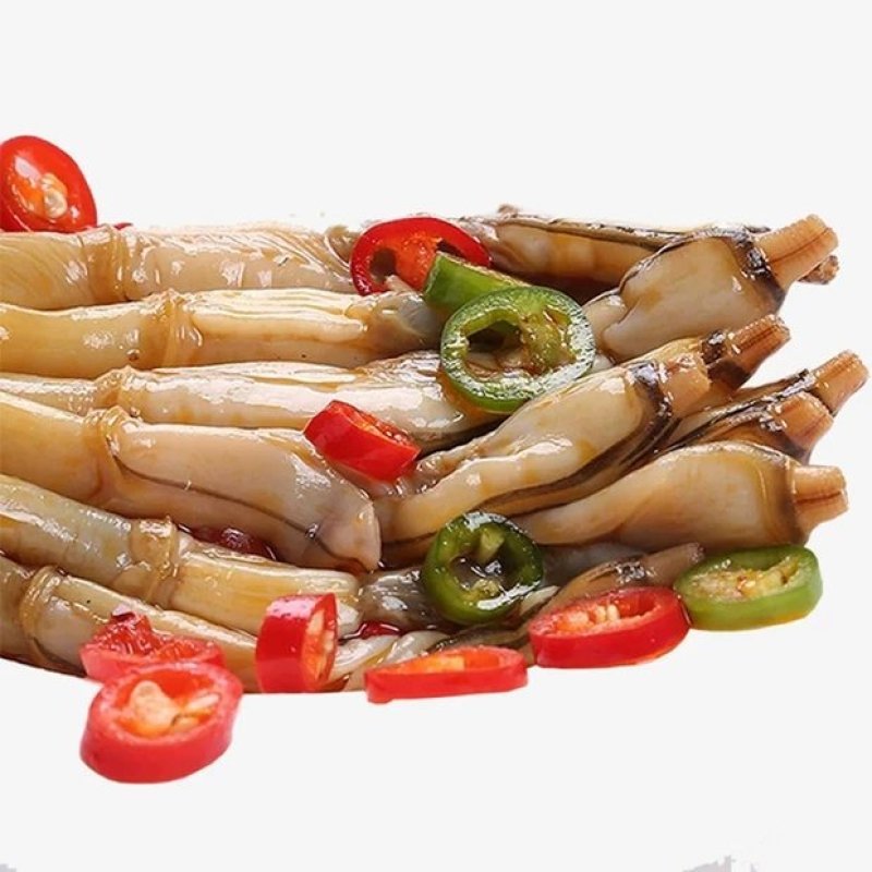 新鲜竹节蛏王肉冷冻蛏子肉现剥去沙大蛏肉海鲜零食水产火锅烧
