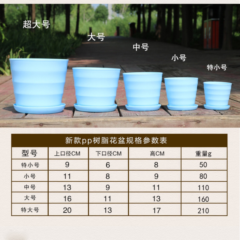 仿陶瓷树脂塑料花盆加厚螺纹花盆今日下单就会送托盘