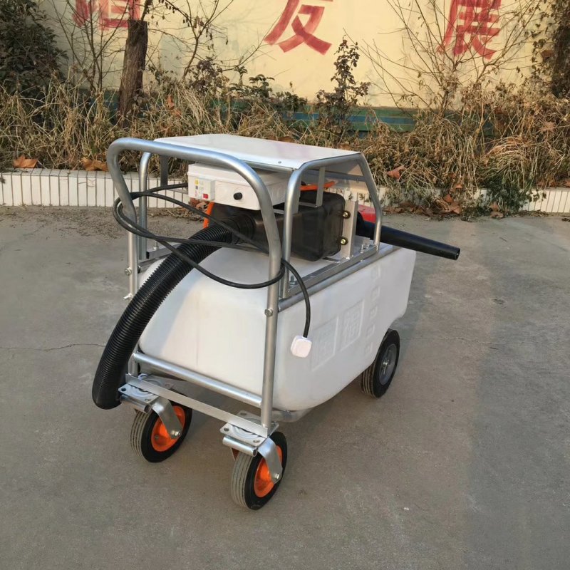 推车式打药机手推电动喷雾器消毒机自动回收管电动消毒机