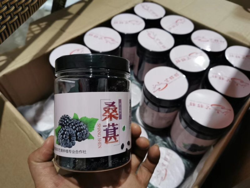 四川桑葚干特级无沙食用桑葚干德昌产冷风风干型团购批发