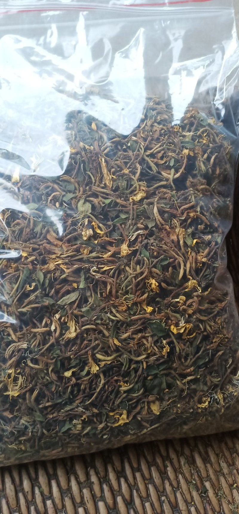 湖北武当深山金银花低到68斤，包邮全花45/斤