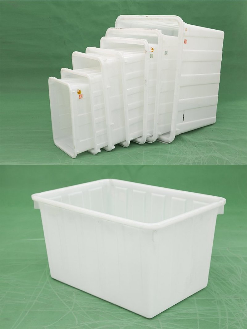 食品级牛筋方箱水产方箱方形牛筋桶厂家直销