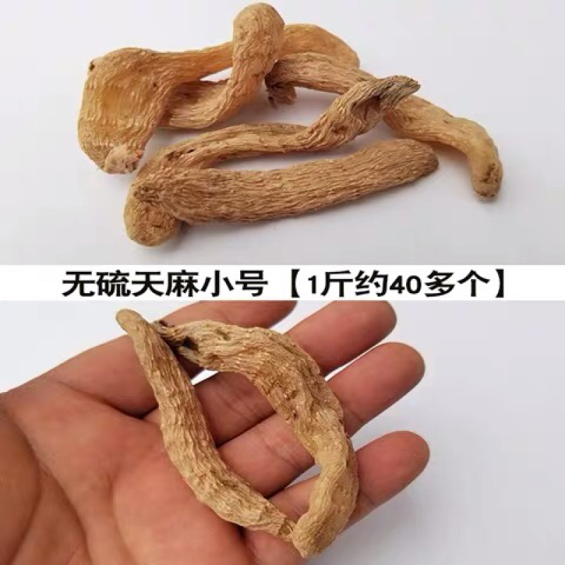 云南正宗昭通丽江野生天麻500g可切片磨粉