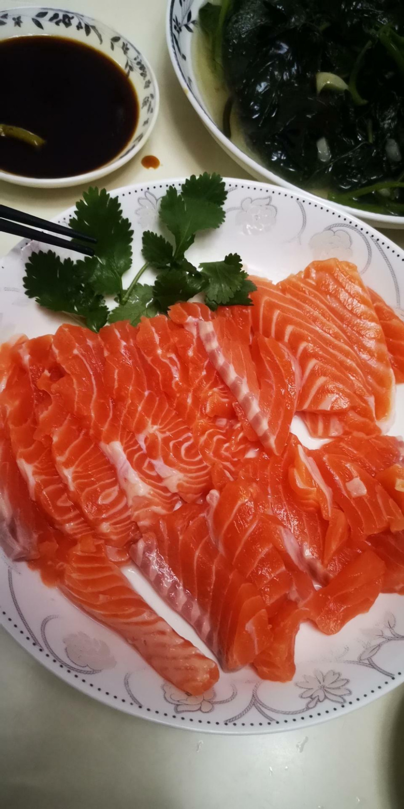 三文鱼中断即食刺身新鲜生吃正宗挪威三文鱼肉切块不带皮