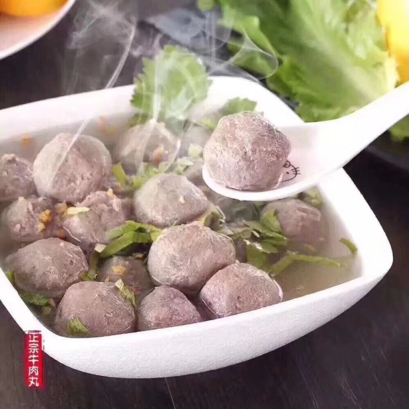 牛肉丸潮汕特级牛肉丸口感好，生鲜店社区卖回头率好