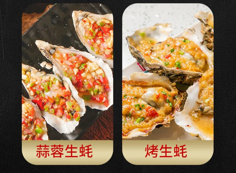 网红家庭版生蚝3斤小包装海蛎贝壳新鲜牡蛎贝壳