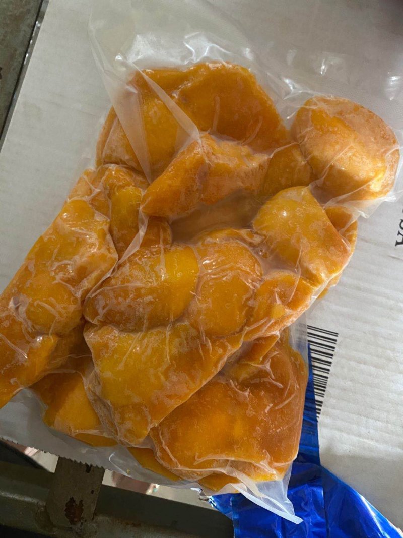 台农芒果速冻块，速冻原料干，口感香甜，一口下去满满的汁