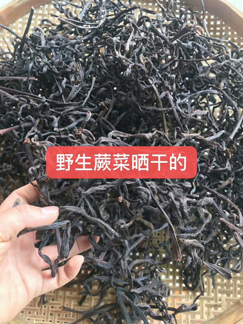 乡下山货野生蕨菜干乡下晒干赤结耳