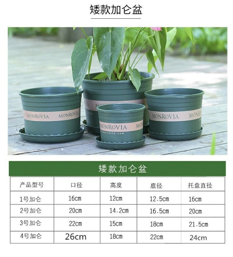 塑料花盆全新材质环保型花盆阳台植物花盆月季花盆