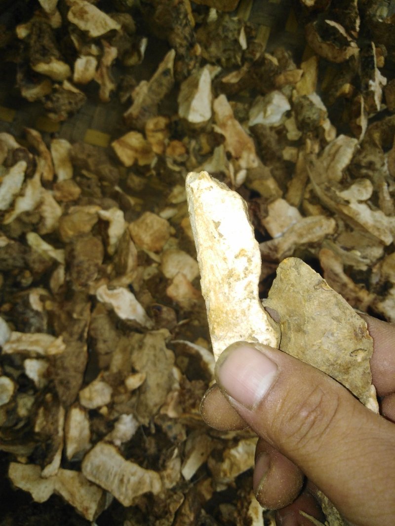 土茯苓干片广西纯粉质白肉