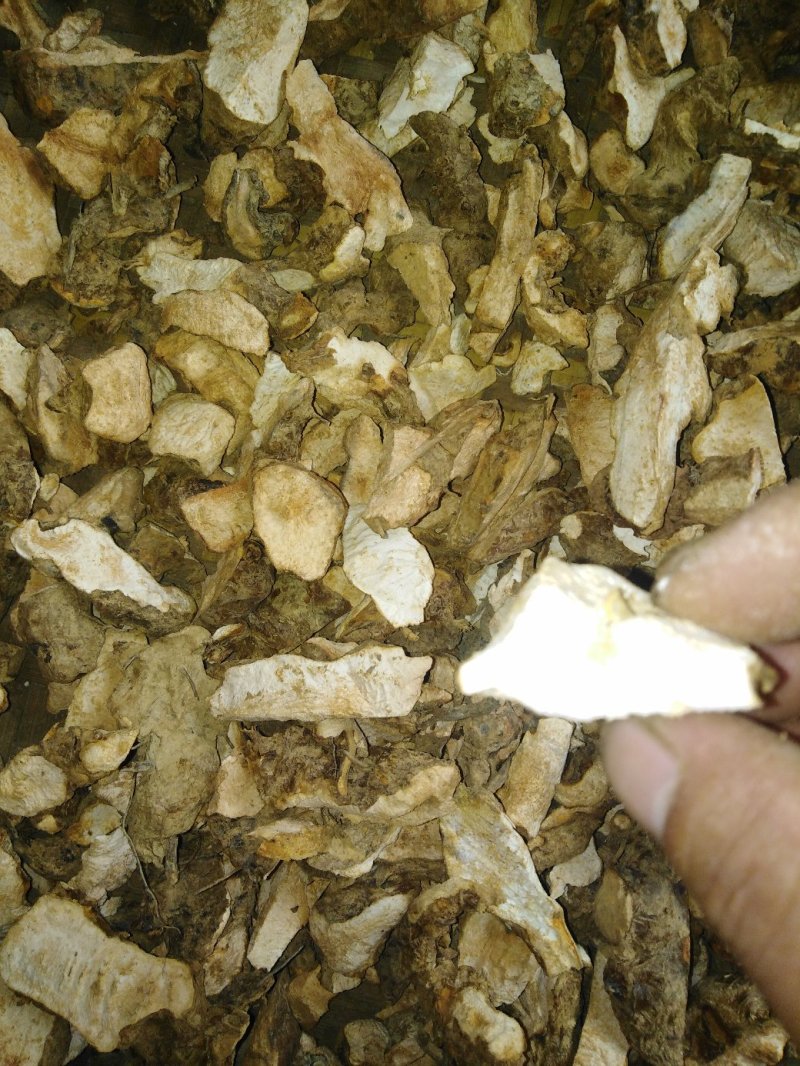 土茯苓干片广西纯粉质白肉