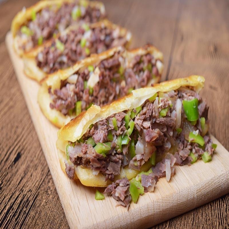 河北特产正宗驴肉火烧驴肉焖子火烧饼生熟驴肉五香驴肉真空装