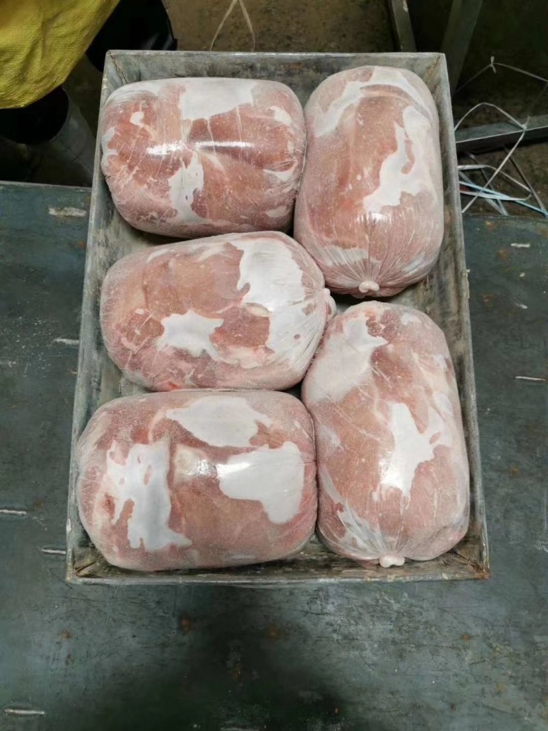猪肉2号4号混装货精修瘦肉，质量如图，价优惠，