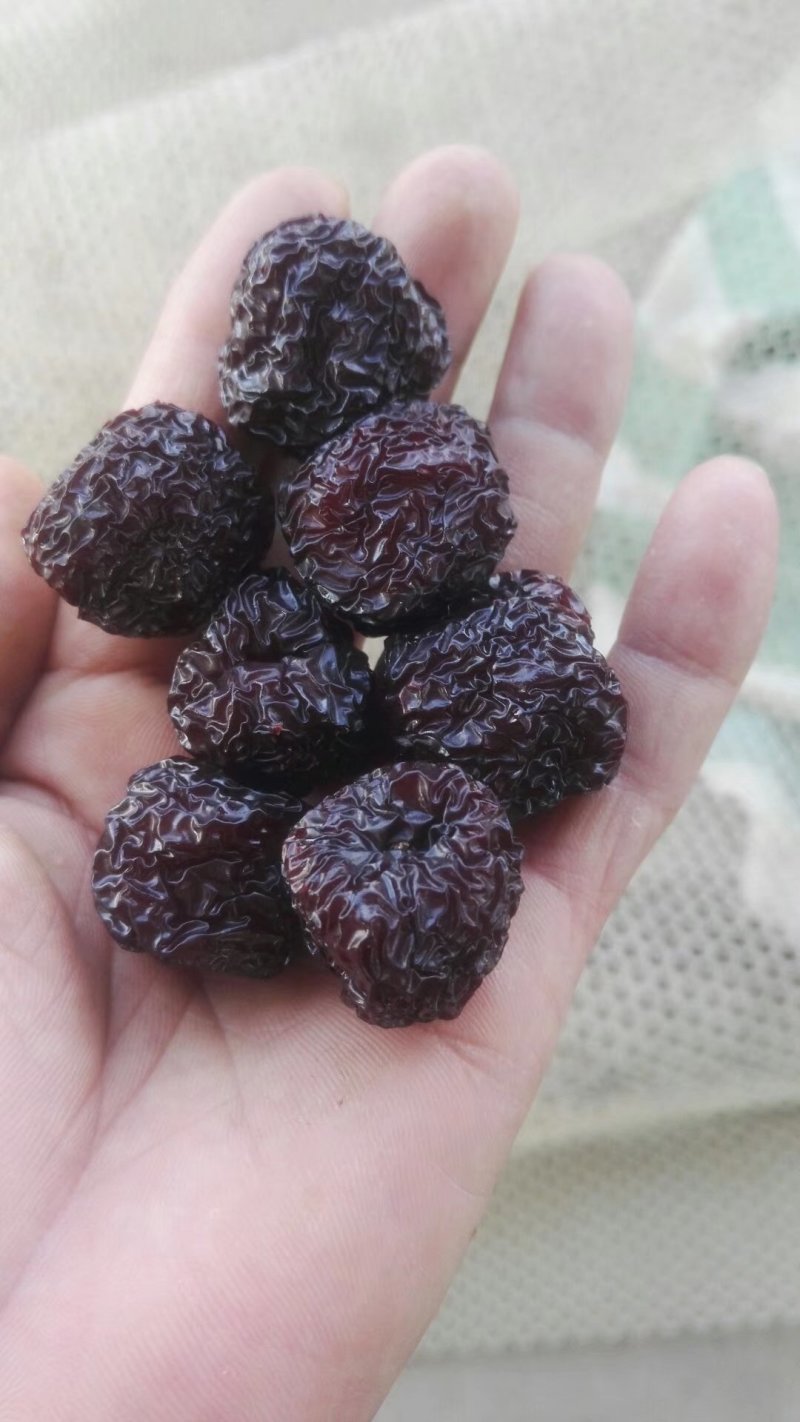 精选小核圆黑枣[山东乌枣]产地直销，核小肉厚，粒粒精选