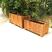 碳化防腐木花箱阳台种菜箱室内户外庭院木质实木花箱长方