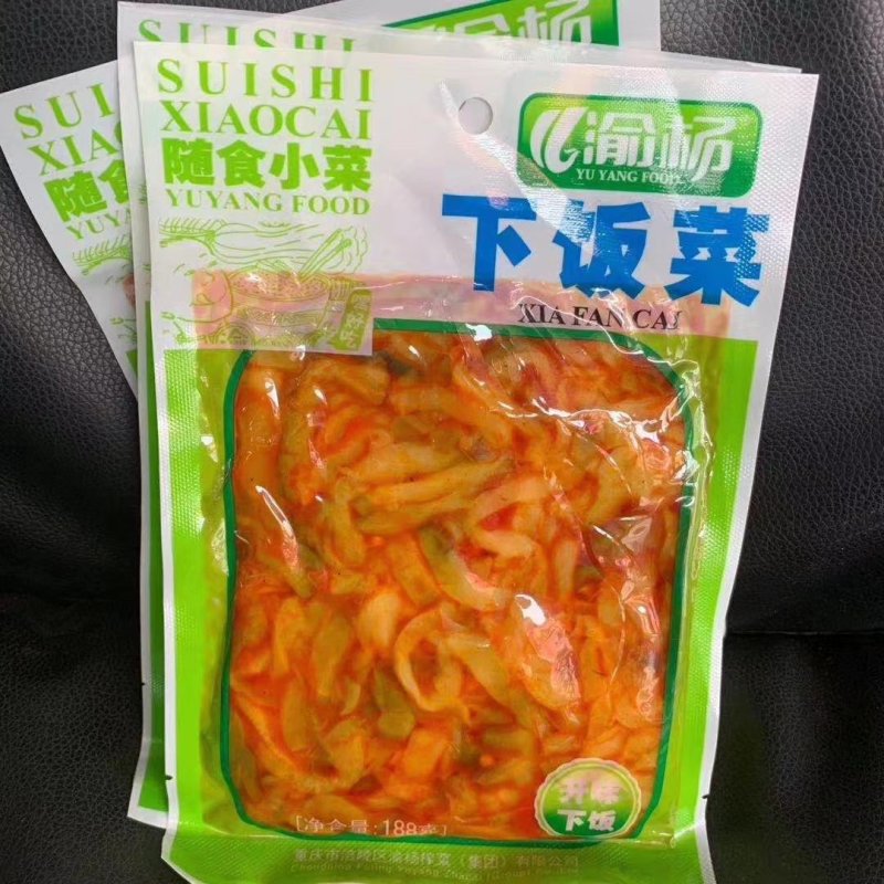 渝杨下饭菜榨菜什锦一手货源厂家直销一件50包可上门自提