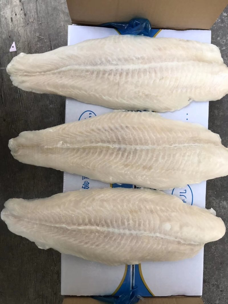 巴沙鱼柳，精装巴沙鱼片干冰鱼柳，带皮鱼柳