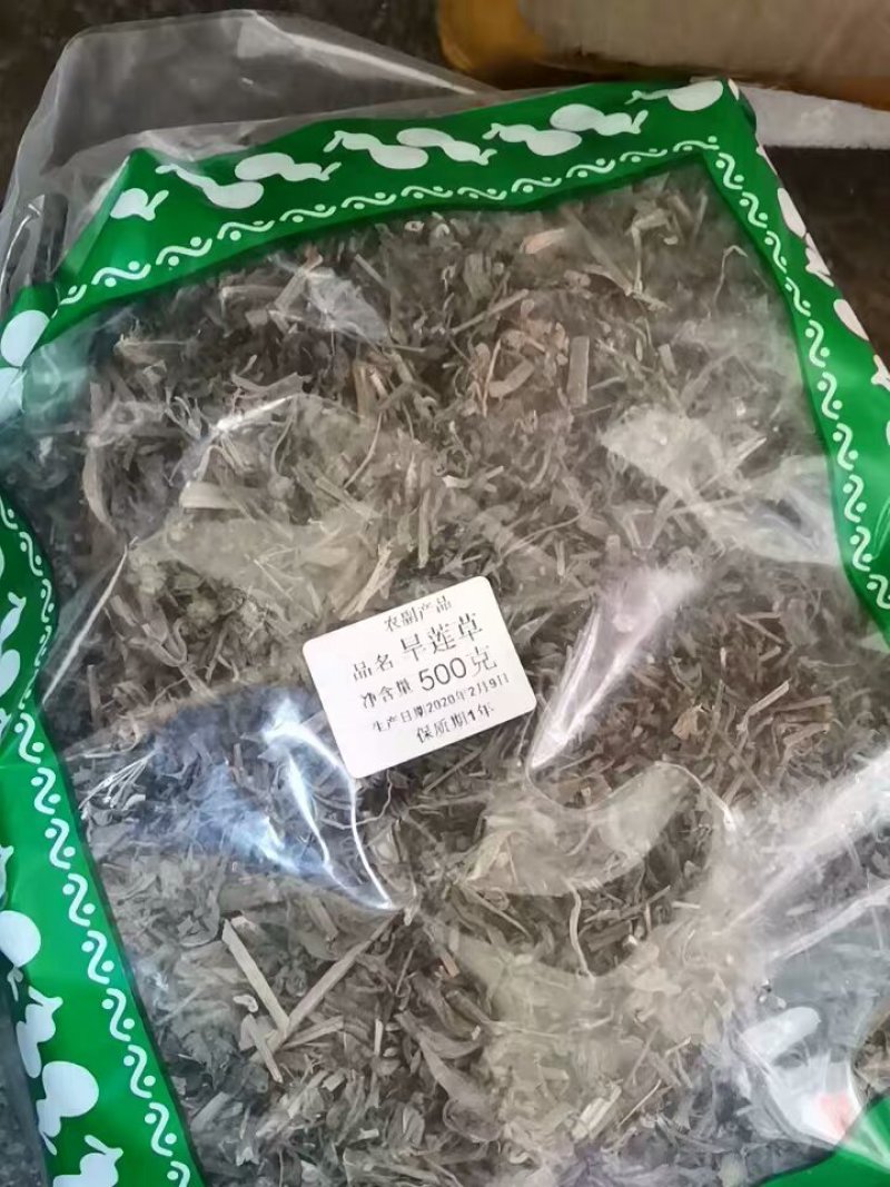 中药材旱莲草墨旱莲旱连草乌发野新鲜旱莲草