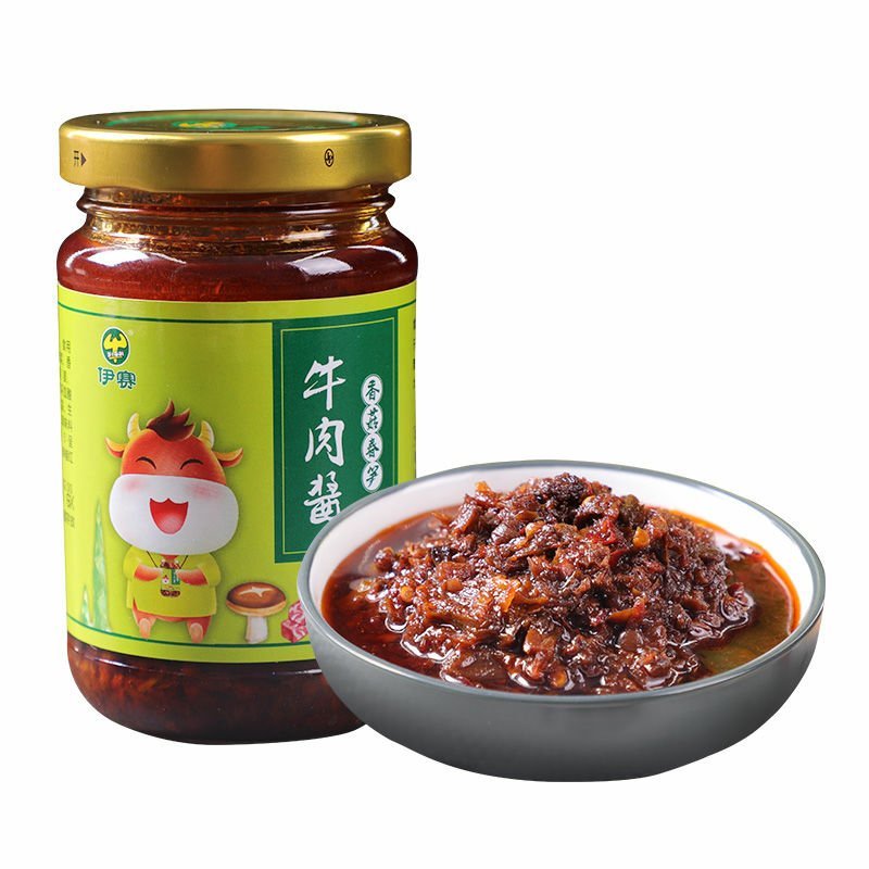 伊赛正宗牛肉酱香菇春笋酱麻辣酱拌饭拌面酱火锅蘸料批发