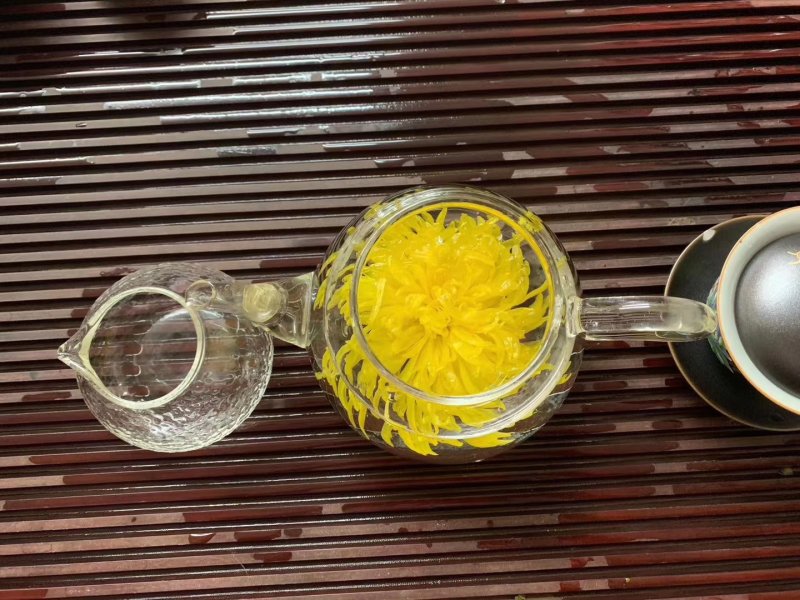 金丝皇菊花茶一朵一杯特级大朵泡开10厘米以上支持线上交易