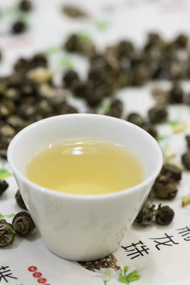 茉莉花茶龙珠玉女手工茶香气足耐泡茉莉龙珠花果茶