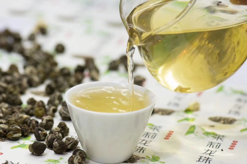 茉莉花茶龙珠玉女手工茶香气足耐泡茉莉龙珠花果茶