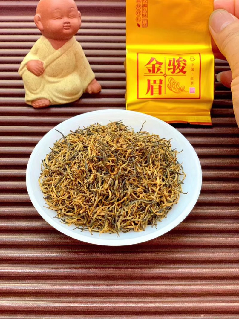 金骏眉红茶小嫩芽头明前桐木关红茶手工制作高山花香型耐泡型