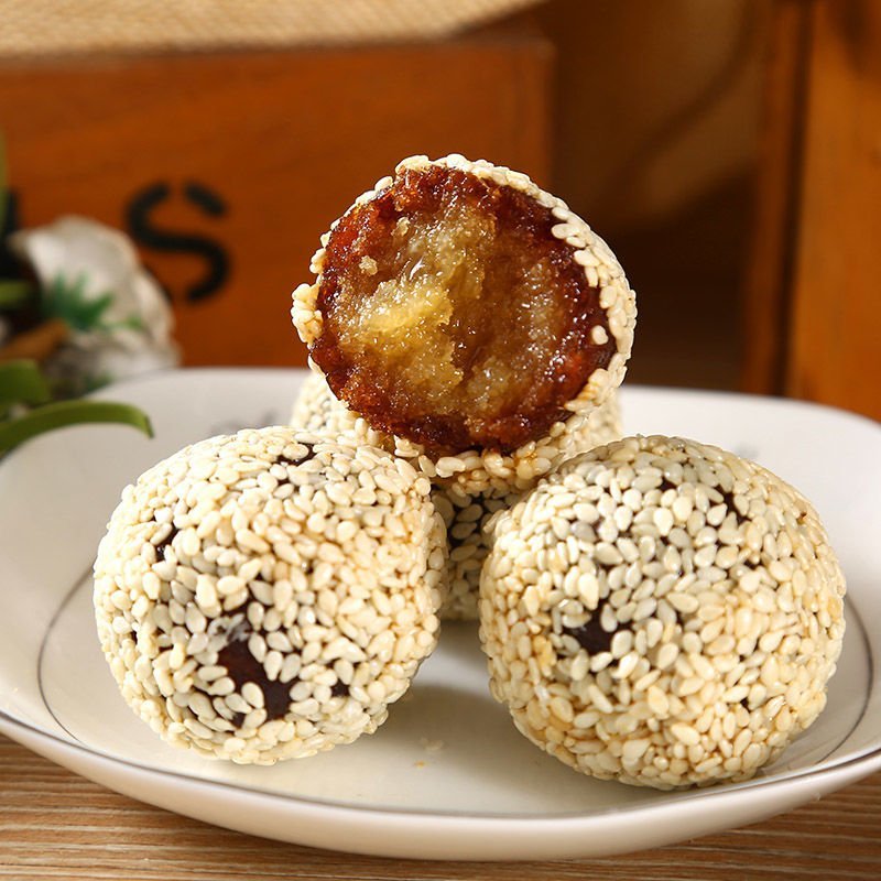 芝麻饼新鲜圆饼软饼一件代发