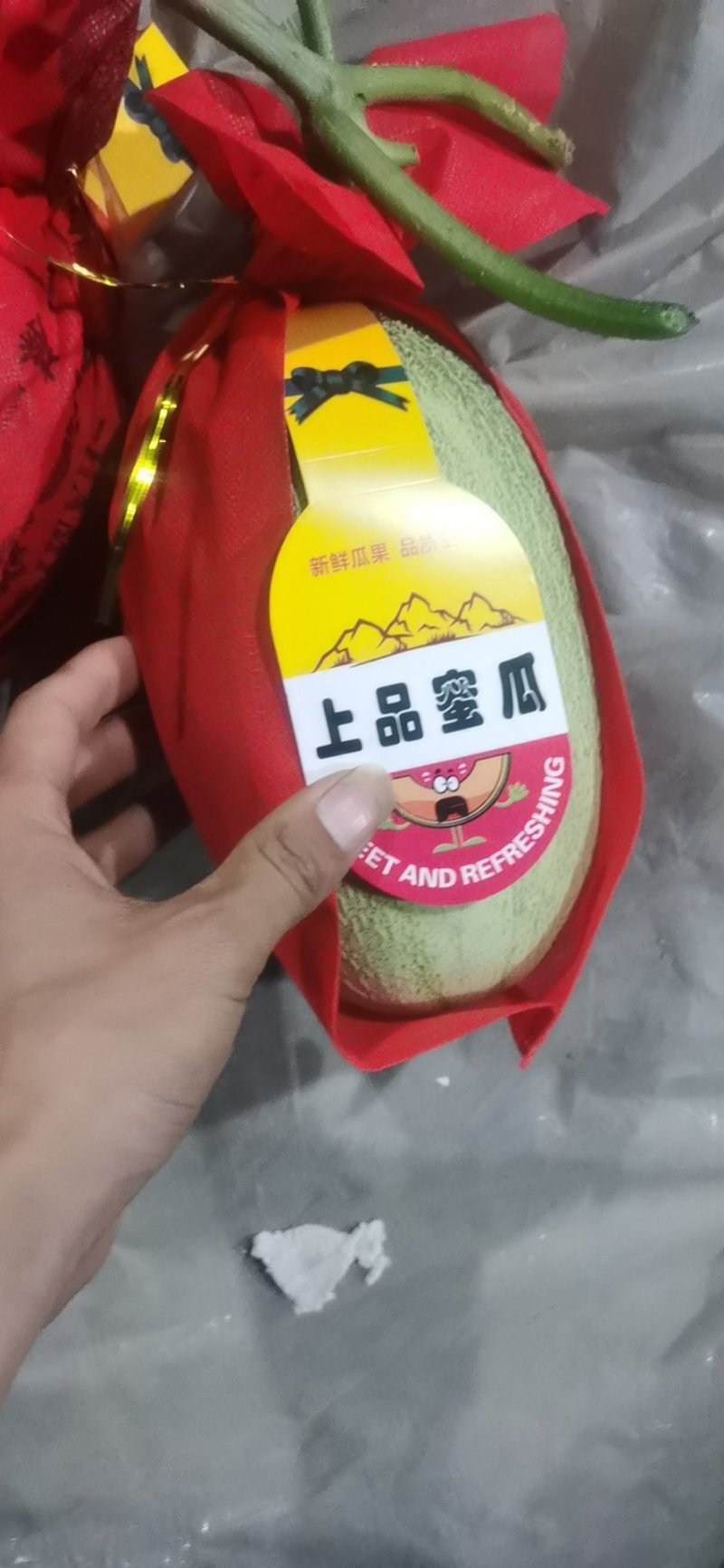 水果大量供应鲁厚甜蜜瓜上市