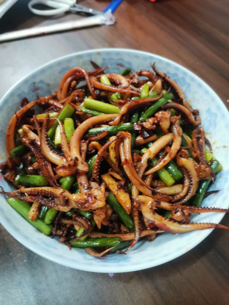 冷冻阿根廷鱿鱼须二本足大鱿鱼头鱿鱼足鱿鱼爪鱿鱼串海鲜水产