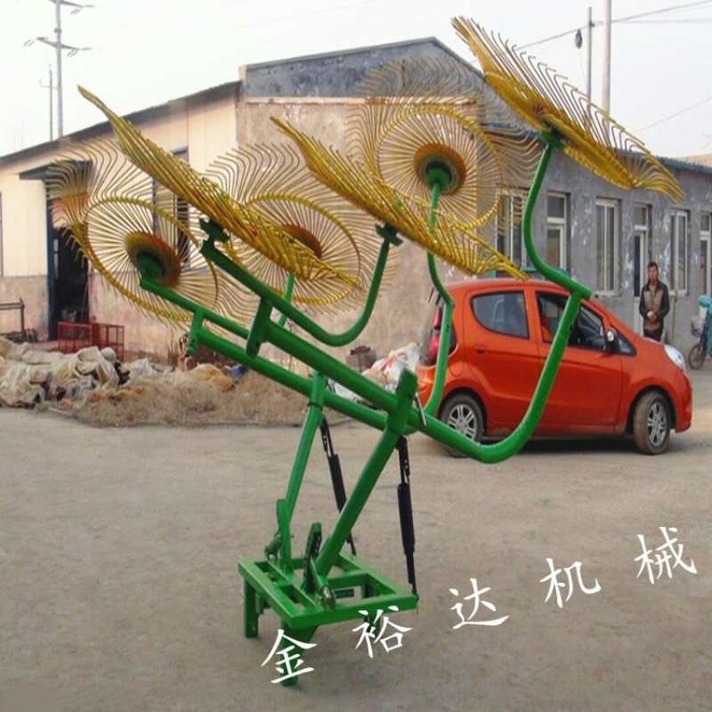 拖拉机牵引液压式搂草机四盘六盘十盘